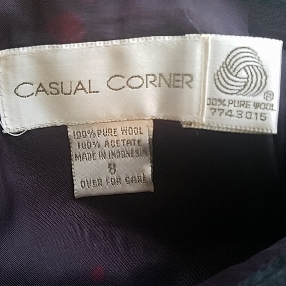 Casual Corner Wool gray pencil skirt - Picture 6 of 6